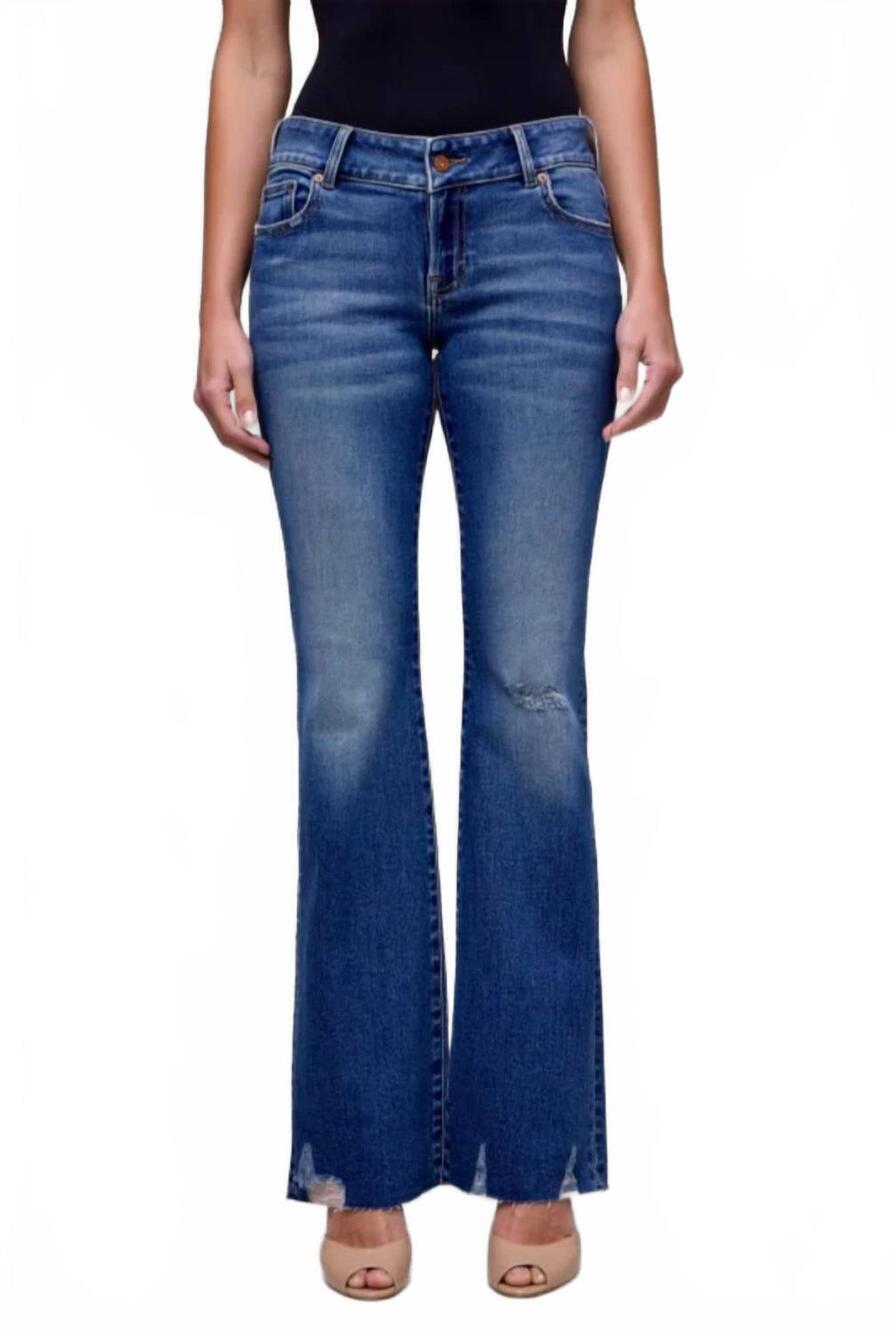 NEW HIDDEN ryan low rise bootcut jeans in medium dark